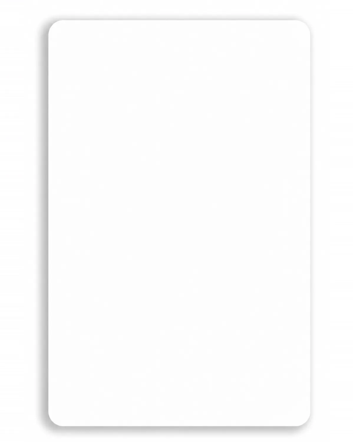 A blank tap'd card, ready for your artwork
