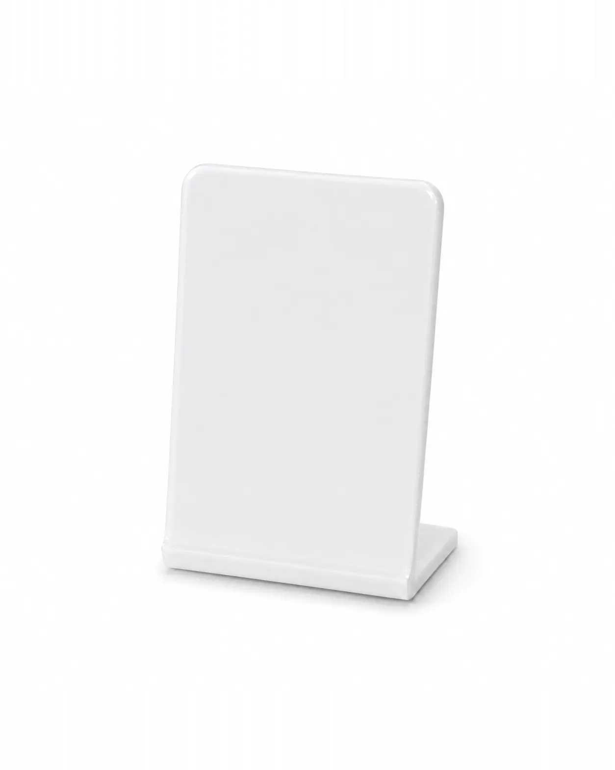 A blank tap'd stand, ready for your artwork